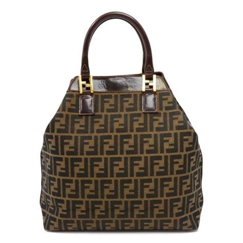 fendi zucca tote vintage